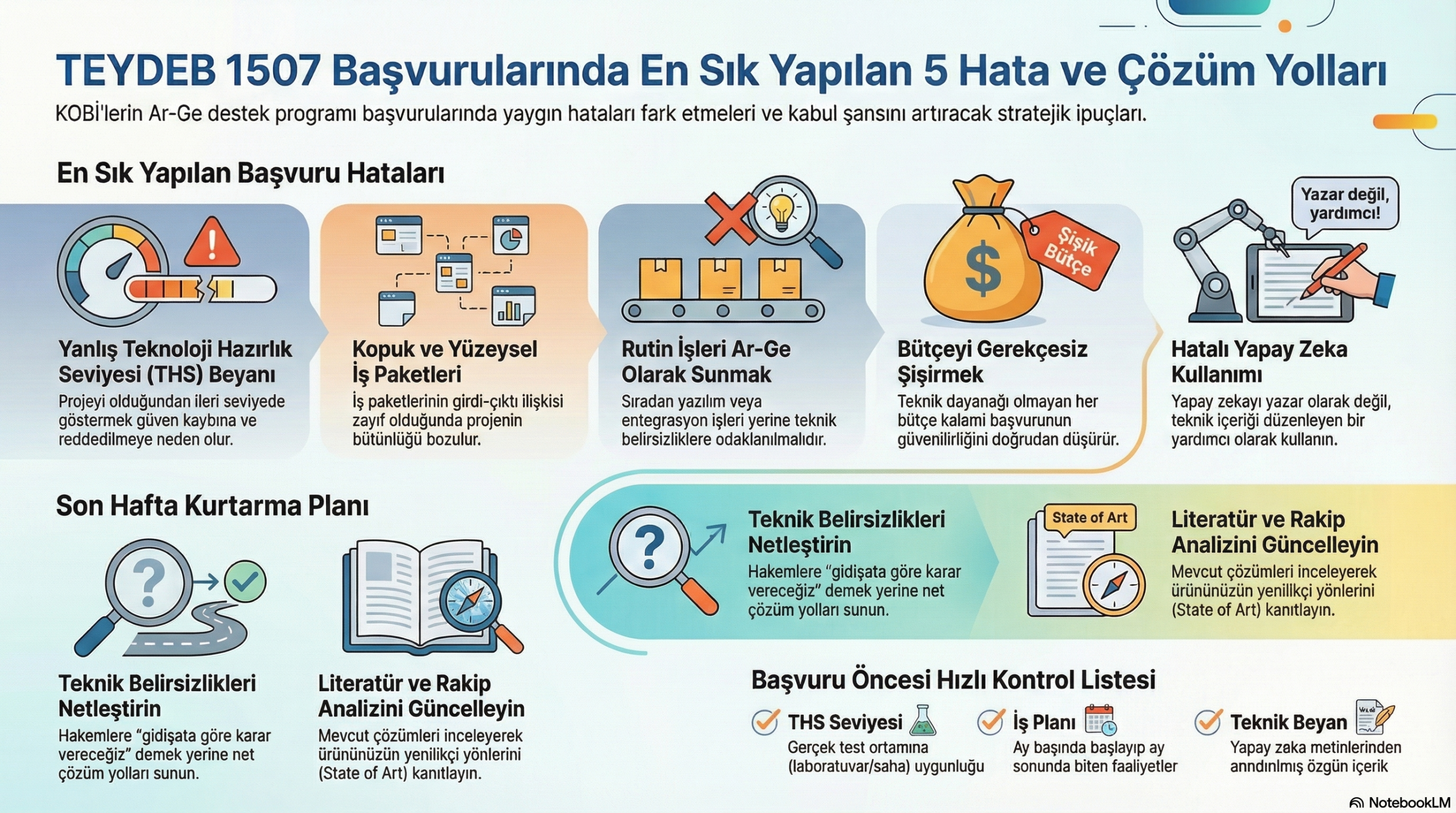 TEYDEB 1507 Başvurularında En Sık Yapılan 5 Hata ve Çözüm Yolları